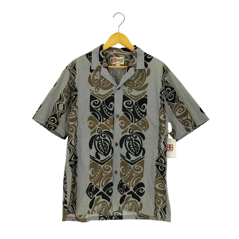 ハワイアンオリジナル The Hawaiian Original ハワイ製 コットン アロハシャツ メンズ import:L