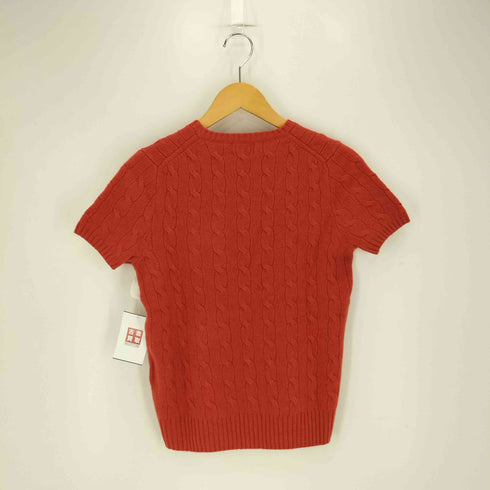 ポロラルフローレン POLO RALPH LAUREN 現行タグ スモールポニー刺繍 カシミヤ混 ウール ポケット ニット レディース import:M