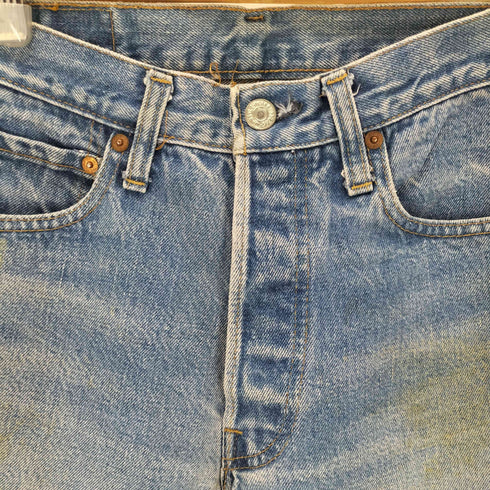 リーバイス Levis 80s 66後期 過渡期 501 ボタンフライデニム スモールe 均等V ポケット裏チェーン メンズ W29L29