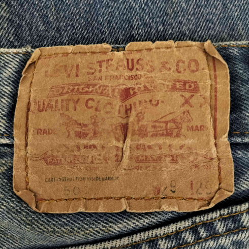 リーバイス Levis 80s 66後期 過渡期 501 ボタンフライデニム スモールe 均等V ポケット裏チェーン メンズ W29L29