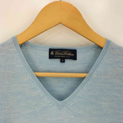 ブルックスブラザーズ BROOKS BROTHERS ウール100% Vネック ニット レディース import:M