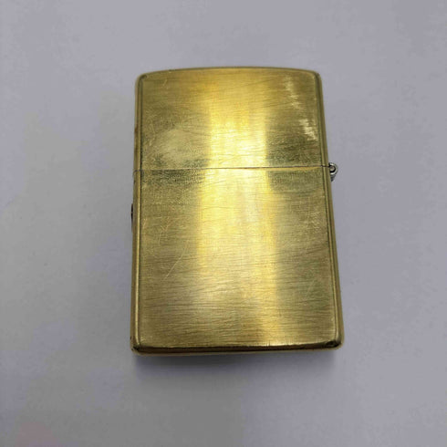 ジッポ ZIPPO USA製 オールドメタル アメリカン 星条旗 プレート 真鍮 オイル ライター メンズ
