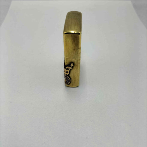 ジッポ ZIPPO USA製 オールドメタル アメリカン 星条旗 プレート 真鍮 オイル ライター メンズ