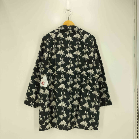 ロシャス Rochas フラワー モザイクプリント ジップ コート レディース