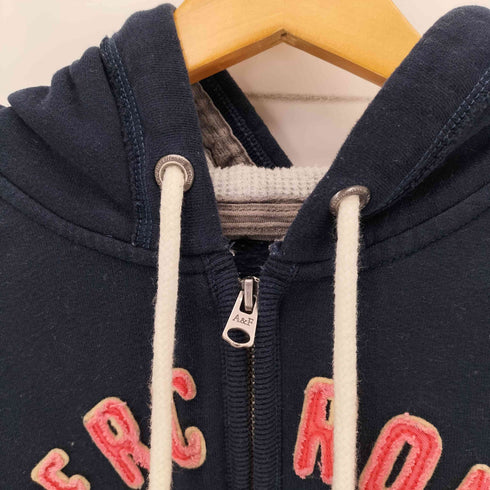 アバクロンビーアンドフィッチ Abercrombie & Fitch ワッペンロゴパーカー Y2K レディース import:M