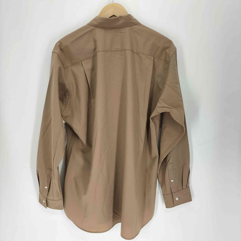 ムジルシリョウヒン 無印良品 25SS MUJI Labo ウール混 レギュラーカラーシャツ メンズ JPN:L