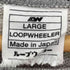 ループウィラー LOOPWHEELER レインボー ロゴ刺繍 ラグランスリーブ クルーネック スウェット メンズ JPN:L