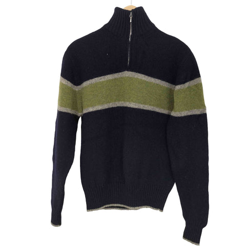 ギャップ Gap OLD GAP 白タグ ハーフジップ ニット メンズ import:S