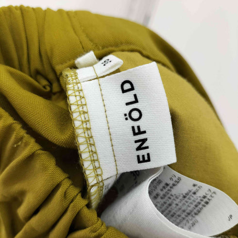 エンフォルド ENFOLD ウエストゴム スラックス レディース 36
