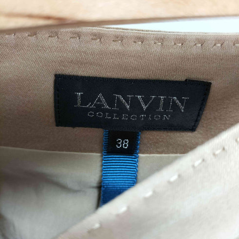 ランバンコレクション LANVIN COLLECTION バックスリット スカート レディース 38