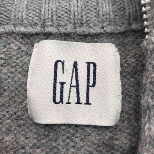 ギャップ Gap OLD GAP 白タグ ハーフジップ ニット メンズ import:S