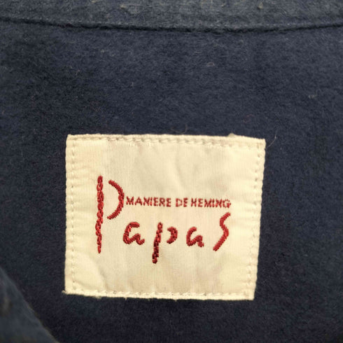 パパス papas コットン モールスキン ジャケット メンズ JPN:M