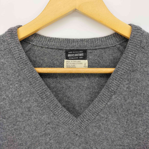 ブルックスブラザーズ BROOKS BROTHERS 黒タグ ウール Vネック ニット メンズ 38