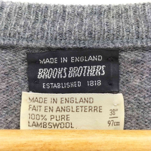 ブルックスブラザーズ BROOKS BROTHERS 黒タグ ウール Vネック ニット メンズ 38