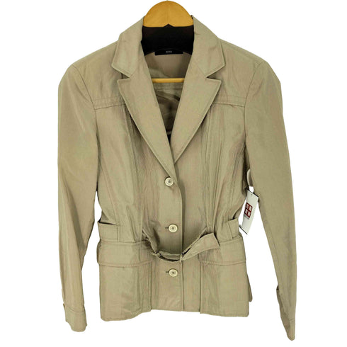 ボスヒューゴボス BOSS HUGO BOSS シルク 3B テーラードジャケット レディース