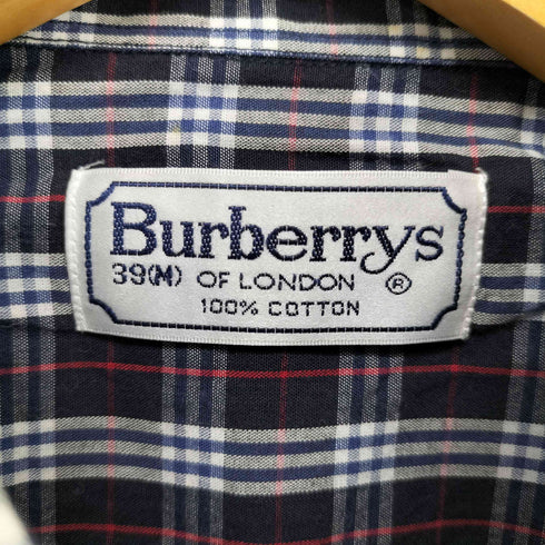 バーバリーズ BURBERRYS チェック柄 ホース刺繍 BDシャツ メンズ import:M