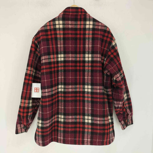 ジェイクルー J.CREW 巨人タグ 裏ボア チェック ウール ジャケット メンズ import:S