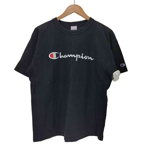 チャンピオン Champion REVERSE WEAVE ビック ロゴ 刺繍 リバースウィーブTシャツ メンズ import:M