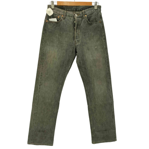 リーバイス Levis 00S フィリピン製 501-06 先染 ブラックデニムパンツ 2002年製 ボタン裏刻印 メンズ W30 L34