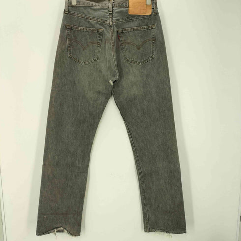リーバイス Levis 00S フィリピン製 501-06 先染 ブラックデニムパンツ 2002年製 ボタン裏刻印 メンズ W30 L34