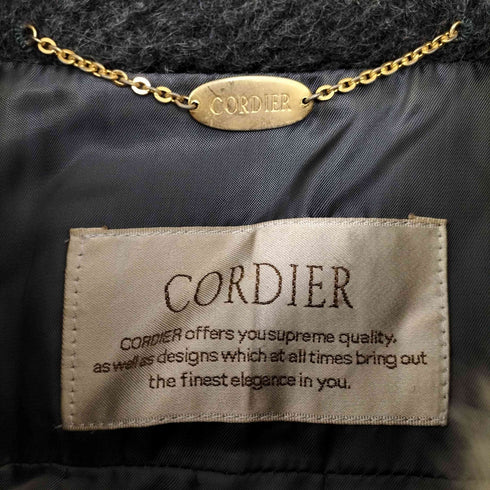 コルディア CORDIER ファーカラーウールコート レディース 7