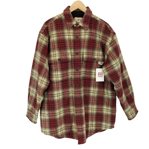 ジェイクルー J.CREW 巨人タグ 裏地キルティング チェック シャツ ジャケット メンズ import:S