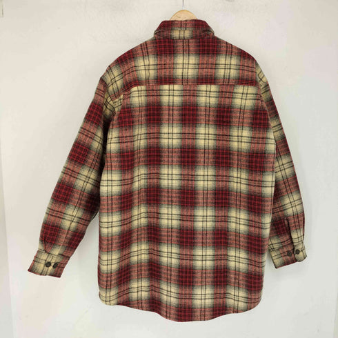 ジェイクルー J.CREW 巨人タグ 裏地キルティング チェック シャツ ジャケット メンズ import:S