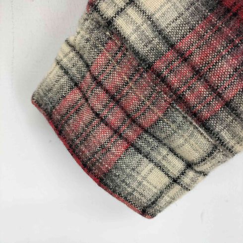 ジェイクルー J.CREW 巨人タグ 裏地キルティング チェック シャツ ジャケット メンズ import:S
