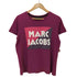 マークジェイコブス MARC JACOBS フロント ロゴ プリント S/S クルーネック Tシャツ レディース import:S