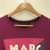 マークジェイコブス MARC JACOBS フロント ロゴ プリント S/S クルーネック Tシャツ レディース import:S
