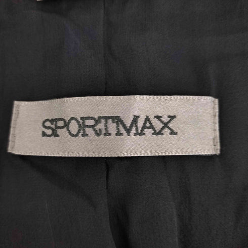スポーツマックス SPORTMAX 3B テーラードジャケット バックリボン レディース 40