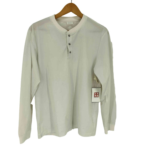 グロスター GLOSTER パラシュートボタン ヘンリーネック 天竺 長袖Tシャツ ロンT メンズ JPN:M