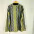 アンティカ antiqua 60S KNIT 配色ニット 3Dニット メンズ LXL