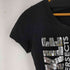 sky bomber スパンコールデザイン 英字プリントTシャツ Y2K レディース