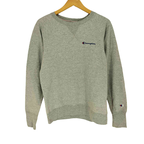 チャンピオン Champion 前Vガゼット フロントプリントクルーネックスウェット メンズ L