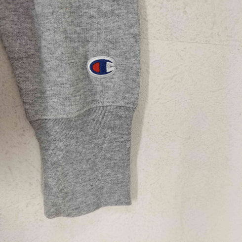 チャンピオン Champion 前Vガゼット フロントプリントクルーネックスウェット メンズ L