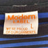Modern LABEL 短丈 ボーダー 長袖 Tシャツ メンズ JPN:L
