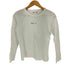 アニエスベー agnes b. PARIS フロントロゴプリント クルーネック L/S Tシャツ レディース US:0-2