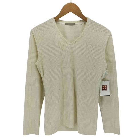 ハイストリート HIGH STREET Y2K パイル地 Vネック 長袖 Tシャツ メンズ JPN:M