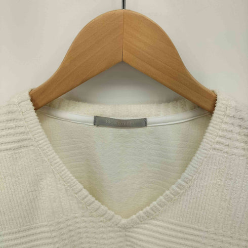 ハイストリート HIGH STREET Y2K パイル地 Vネック 長袖 Tシャツ メンズ JPN:M