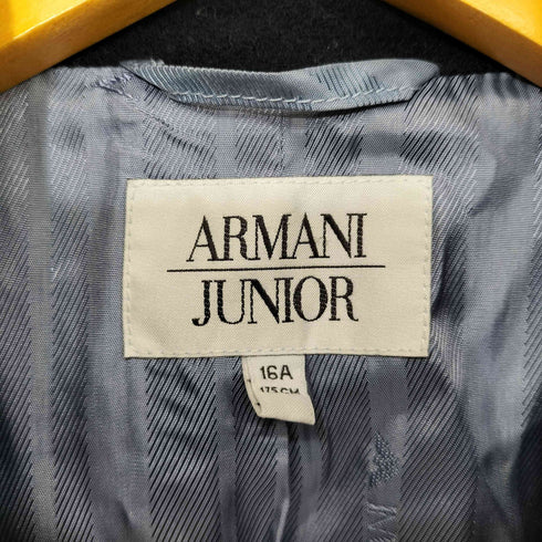 アルマーニジュニア ARMANI JUNIOR 切替 Aライン ウール コート レディース 16A