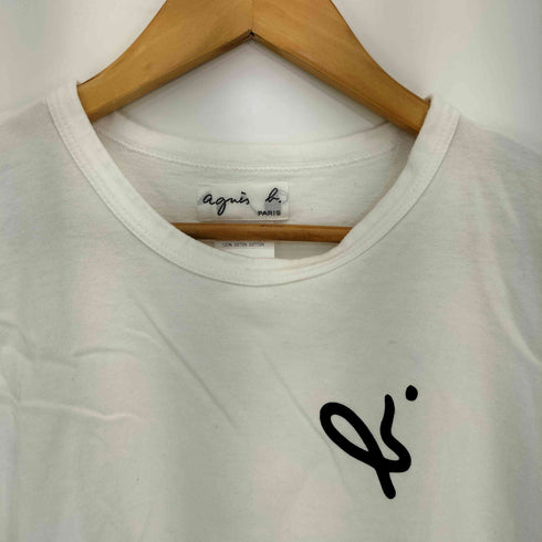 アニエスベー agnes b. PARIS ロゴプリント クルーネック S/S Tシャツ レディース 3