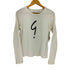 アニエスベー agnes b. PARIS フロントロゴプリント クルーネック L/S Tシャツ レディース