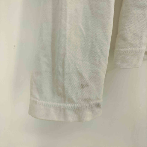 アニエスベー agnes b. PARIS フロントロゴプリント クルーネック L/S Tシャツ レディース