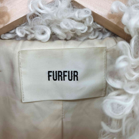 ファーファー furfur エコファーミックスブルゾン レディース JPN:36