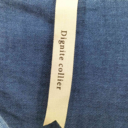 ディニテコリエ Dignite Collier シアーデニムシャツ レディース FREE