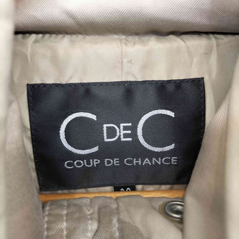クードシャンス COUP DE CHANCE ラクーンファーフーデットダウンコート レディース JPN:38