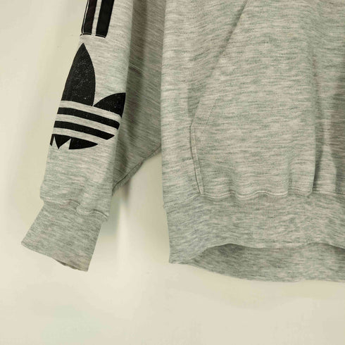 アディダスオリジナルス adidas Originals 00S デサント社製 スリーブ ロゴ プリント プルオーバー パーカー メンズ O