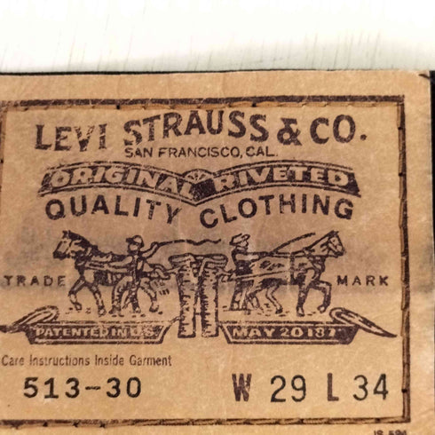 リーバイス Levis 90s 513-30 白タブ テーパードチノパンツ メンズ W29L34