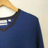カルバンクライン CALVIN KLEIN Vネックヘリンボーンニットトップス メンズ JPN:S